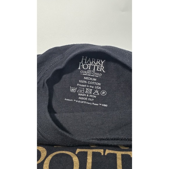 Harry Potter and the Cursed Child Lyric Theater New York Black T-shirt Medium M - Picture 4 of 7